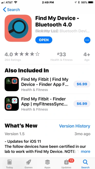 App Store Blue Tooth